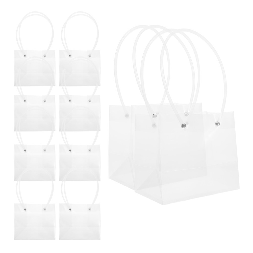 The Florist Supply Shop - 16Pcs Floral Gift Bags Transparent Plastic