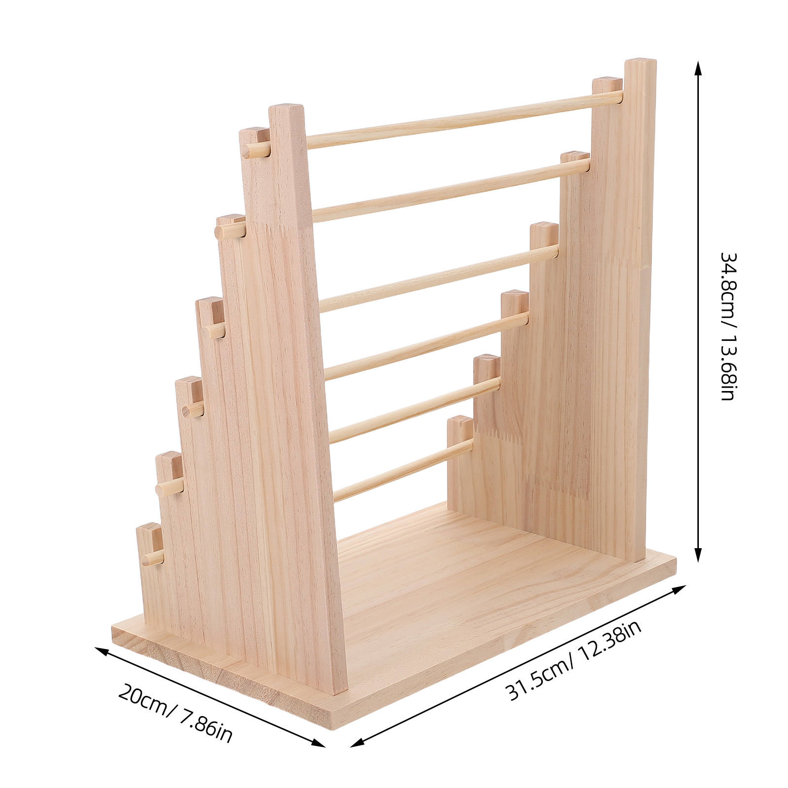 6 Tier Wooden Ribbon Storage R - огляд і ціна The Florist Supply Shop