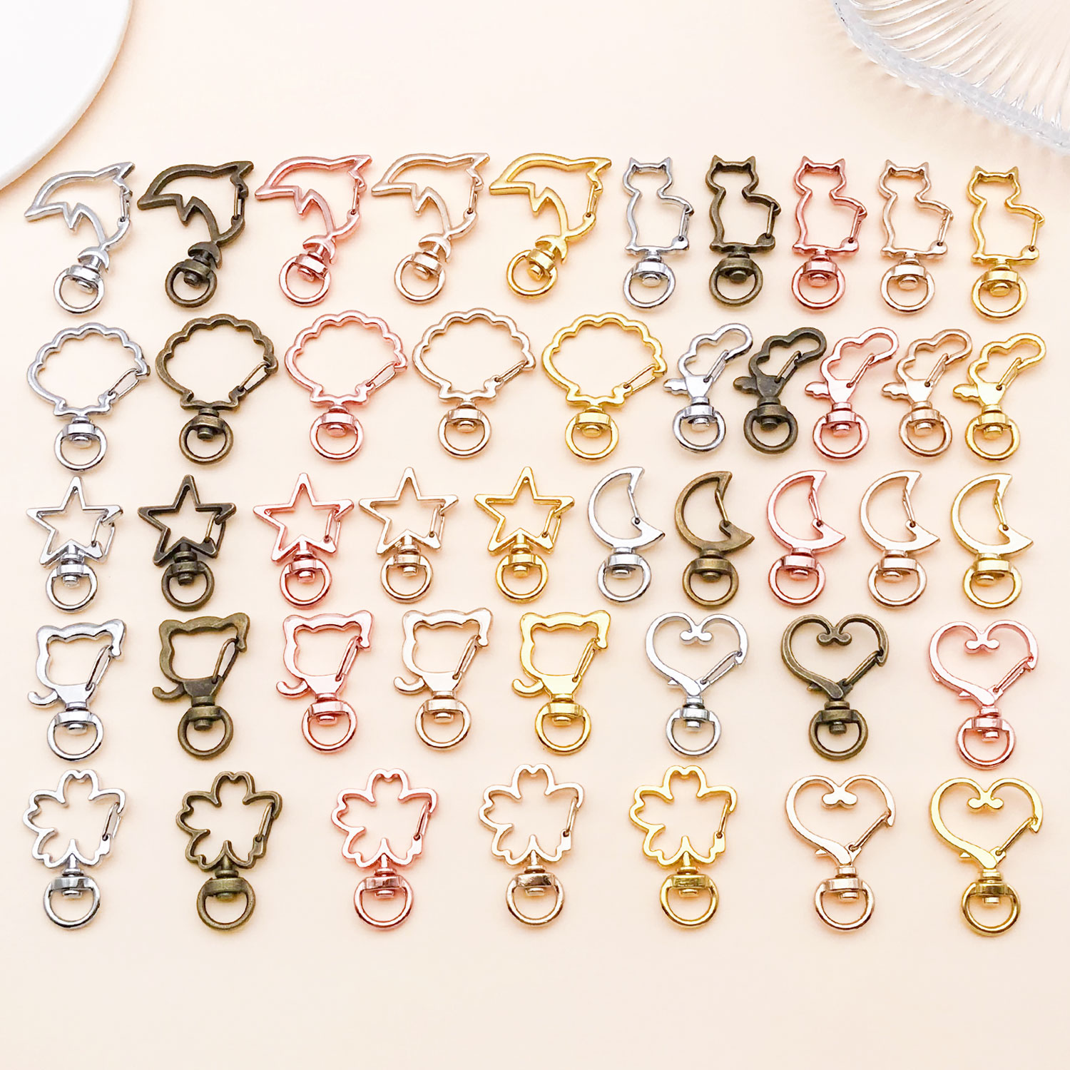5pcs/lot Heart Star Moon Cat D - огляд і ціна Flower Supply