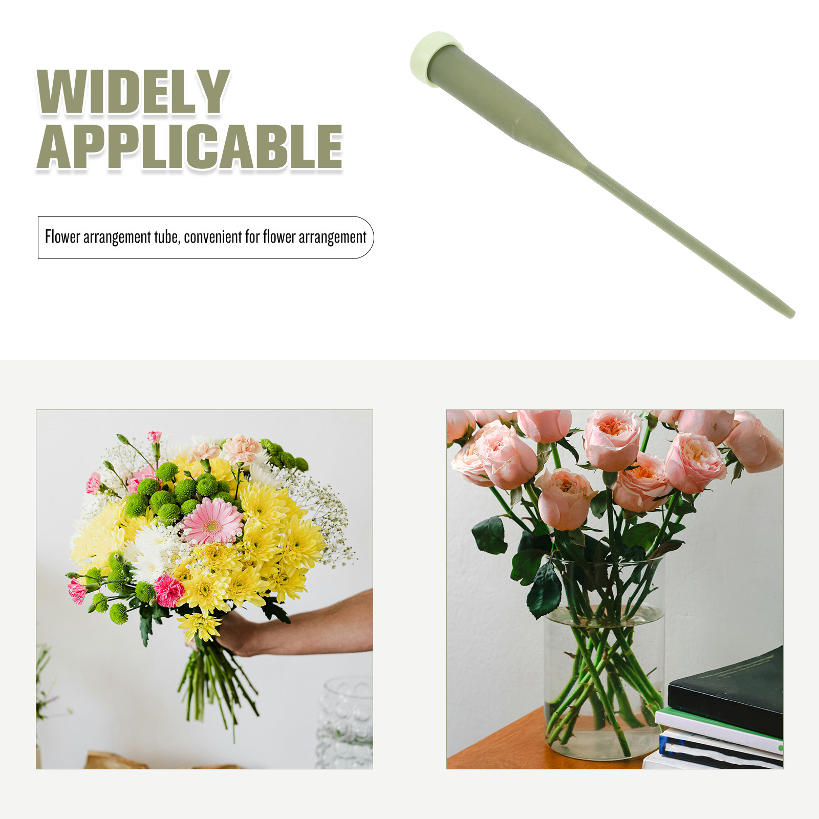50Pcs 145Mm Green Floral Tubes - огляд і ціна Easy Florist Supply
