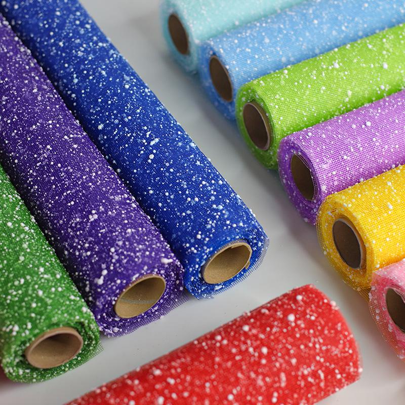 Snowflake Yarn Wrapping Mesh P - огляд і ціна Florist Supply Paper