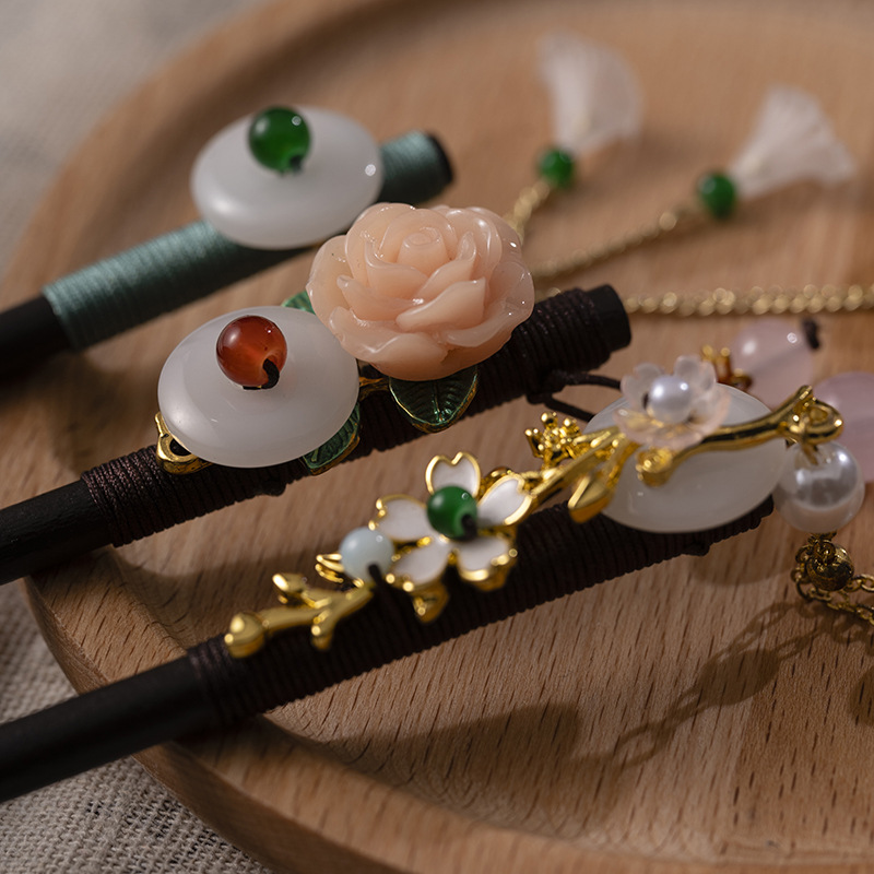 1Pc Wooden Hairpin Headdress f - огляд і ціна Supply Florist