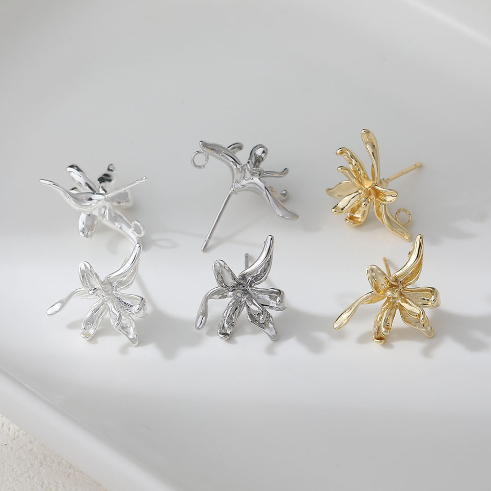 4PCS Dainty Flower Shape Ear S - огляд і ціна Flower Supply