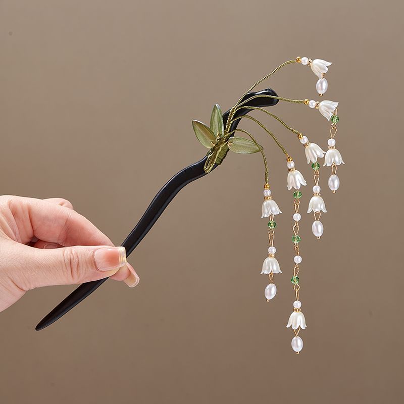 Wooden Flower Hairpin Vintage  - огляд і ціна Supply Florist