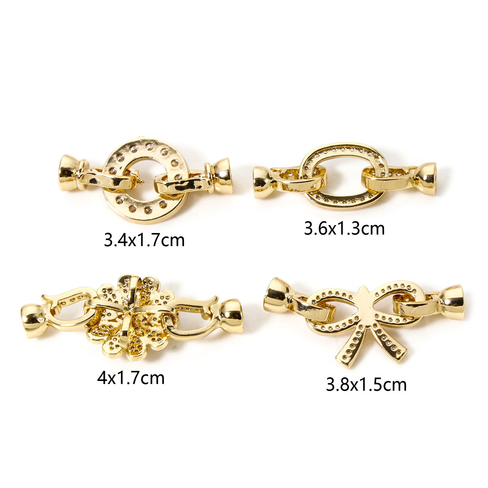1pc Brass Fold Over Clasps Gol - огляд і ціна Supply Florist