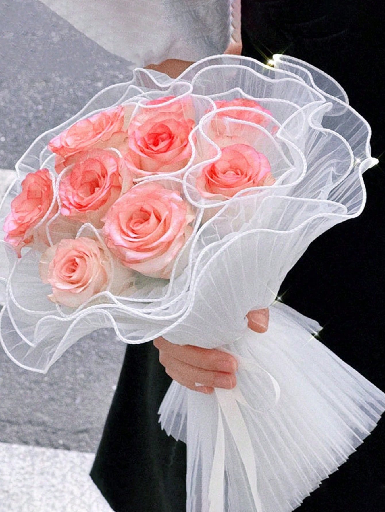 4Yards Faux Pearl Edge Flower  - огляд і ціна Florist Supply Paper